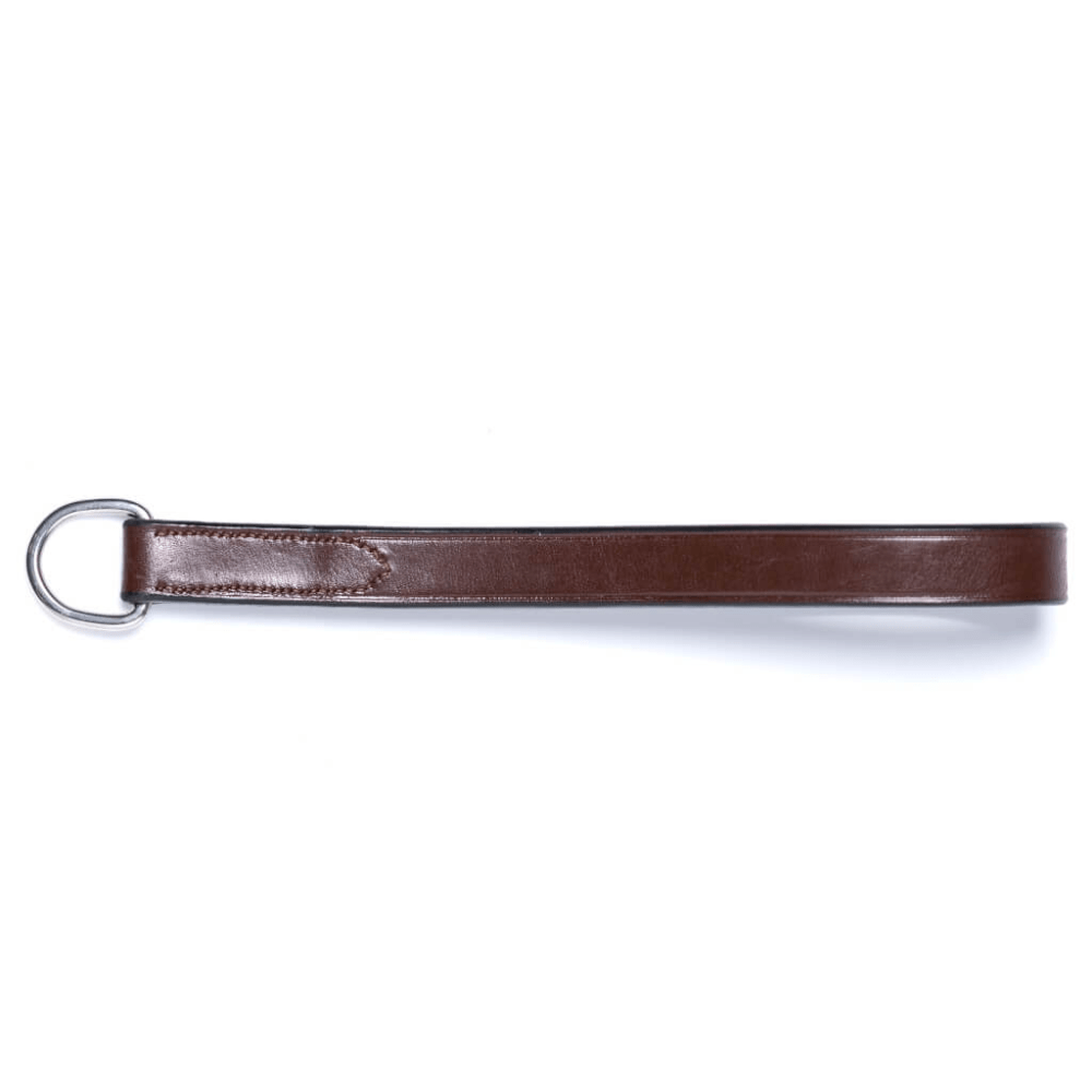 Trust Monaco Leather & Rubber Draw Reins - Brown