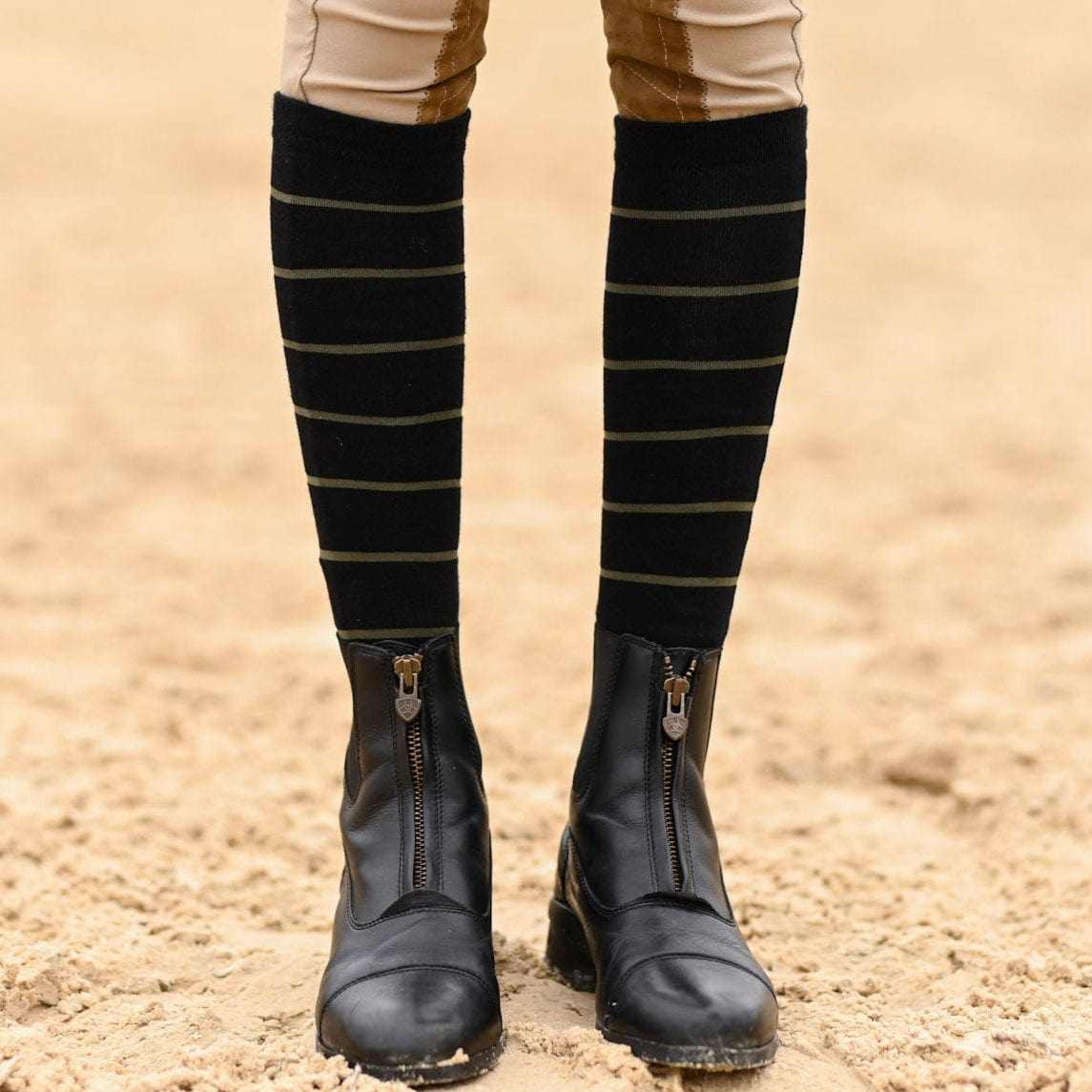 Dreamers & Schemers Simple Stripe Knit Boot Socks