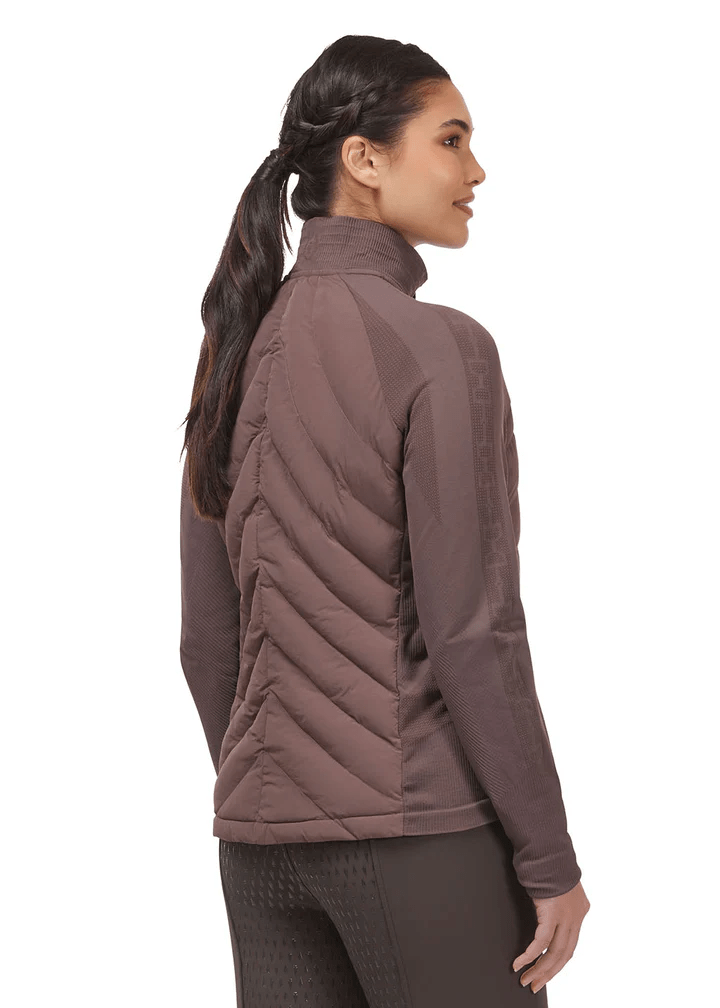 EquiTech Hybrid Quilted Riding Jacket - Mauve 