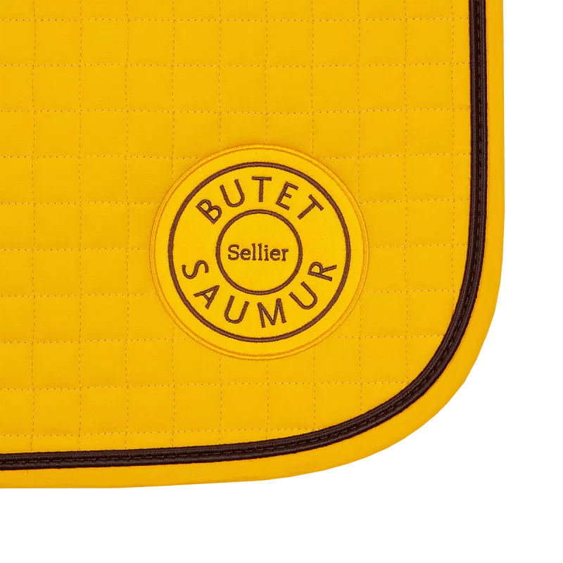 Butet Jumping Saddle Pad Saffran with Brown Logo