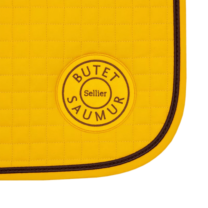 Butet Jumping Saddle Pad Saffran with Brown Logo