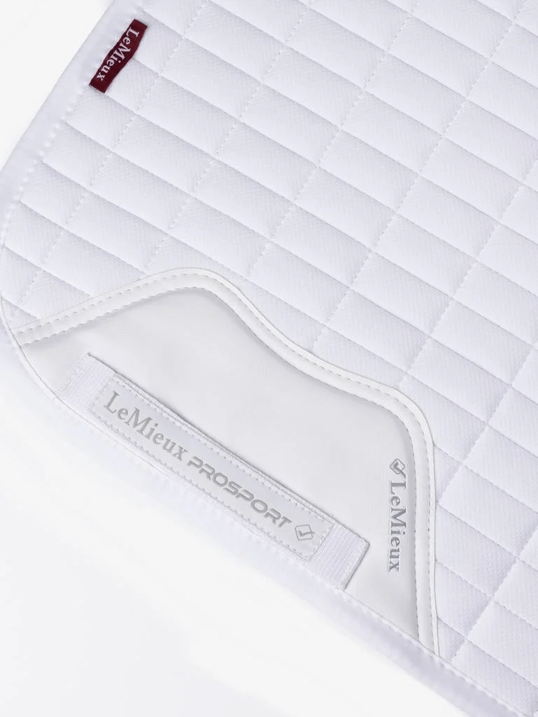 LeMieux Self-Cool Dressage Pad - White