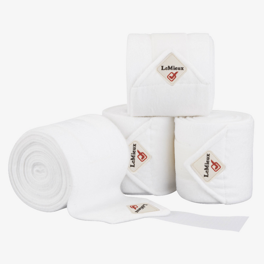 LeMieux Luxury Polo Wraps - White