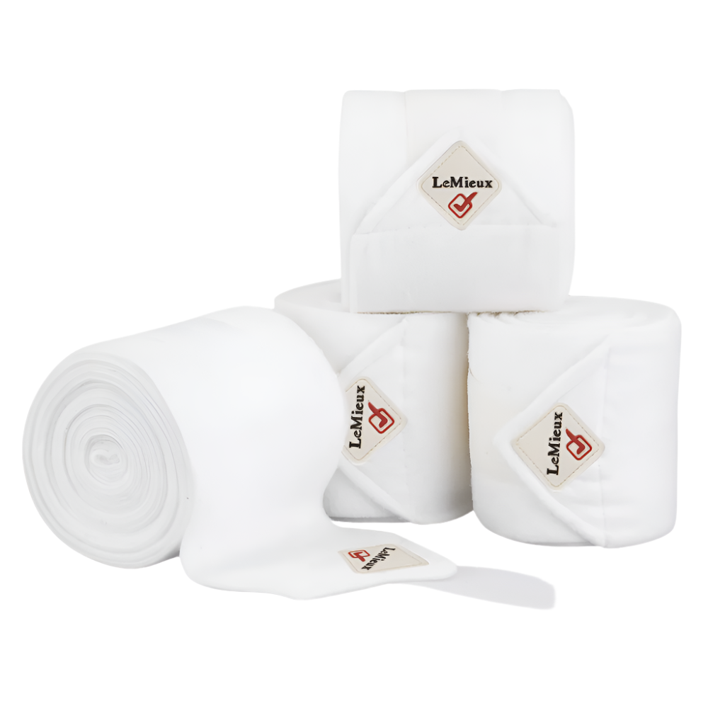 LeMieux Luxury Polo Wraps - White