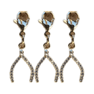 Dubois Cheval Braid Charm - Sparkly Wishbone