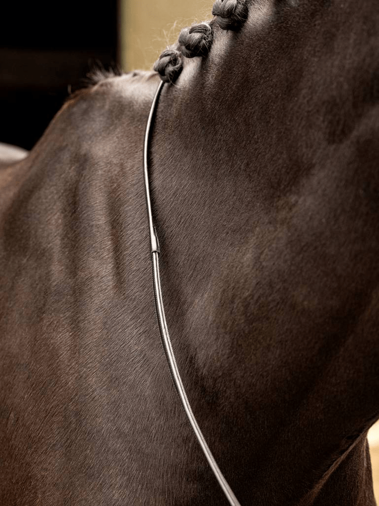 LeMieux Rubber Half Lined Reins - Black