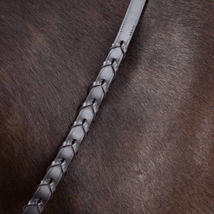 LeMiuex Laced Reins - Brown/Silver