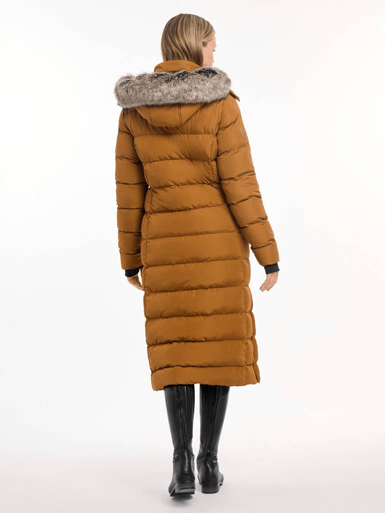 LeMieux Harper Longline Puffer Coat Ginger UK14 US 10 XLarge