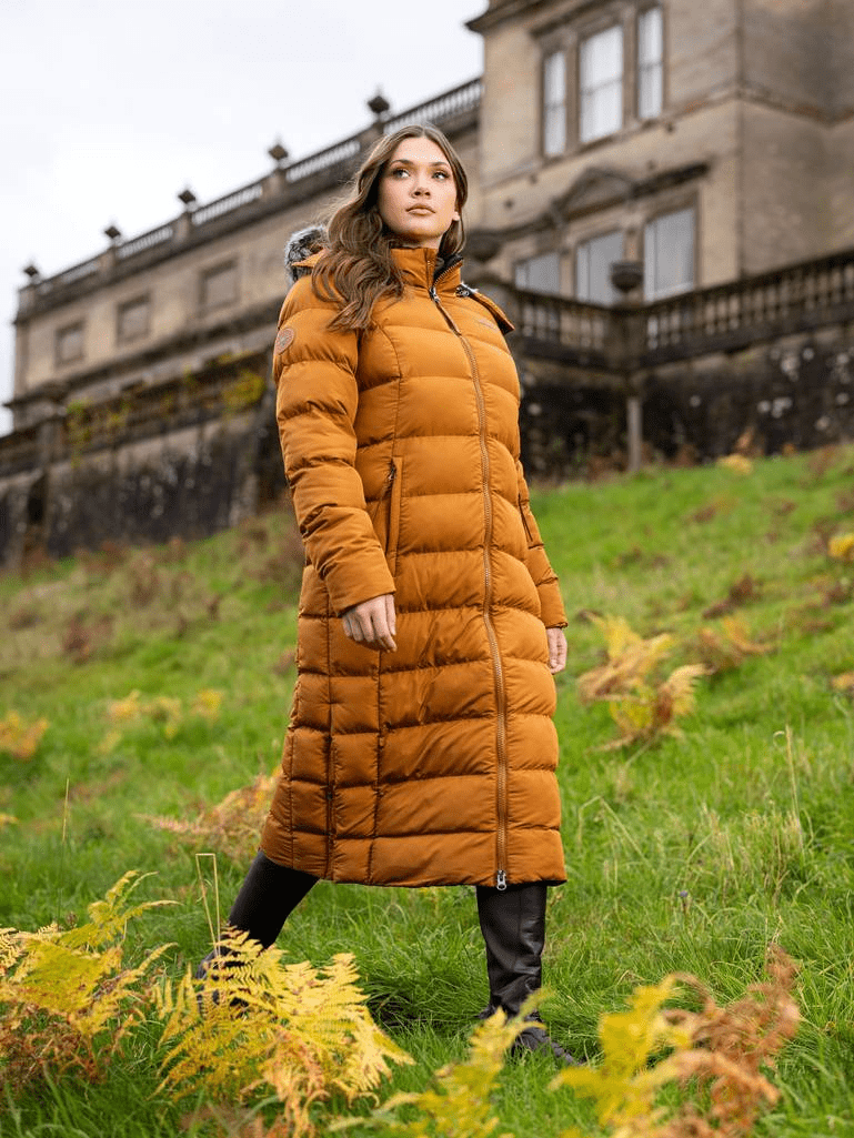 LeMieux Harper Longline Puffer Coat - Ginger