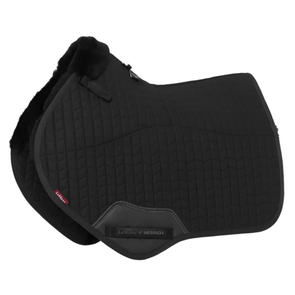 LeMieux Merino Half Lined Close Contact Pad - Black