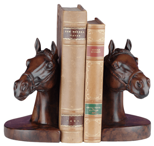 Horse Head Bookends
