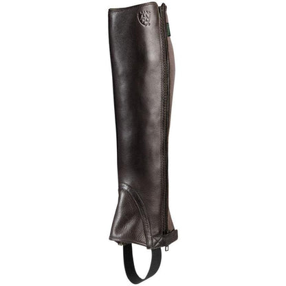 ariat breeze half chap in chocolate leather