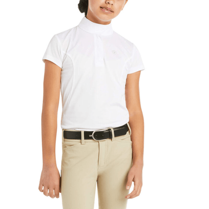 Ariat Juniors Aptos Show Shirt - White
