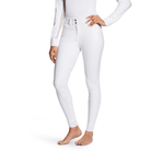 ariat tri factor knee patch breech - white