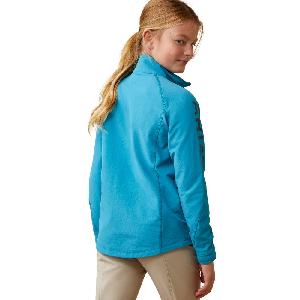 Ariat Youth Agile Softshell Jacket - Mosaic Blue