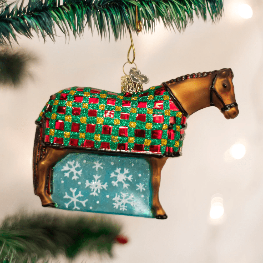 Snowflake Horse Ornament