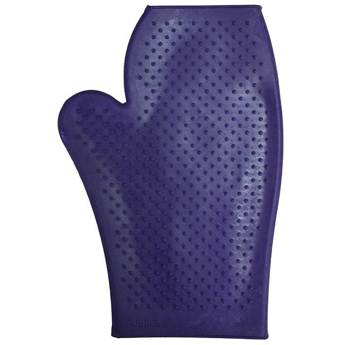 Eco Pure Rubber Grooming Mitt- Navy
