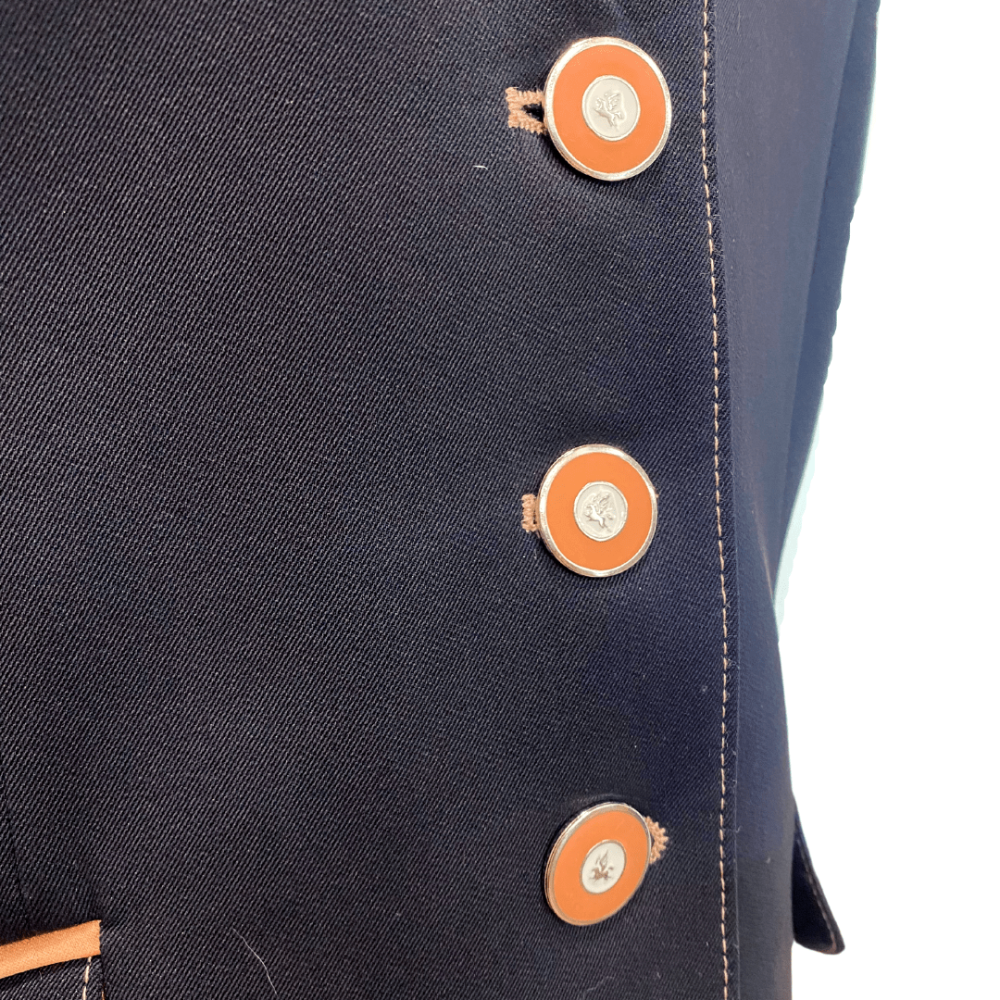 Flying Changes Charlotte Show Coat - Black with Rose Gold