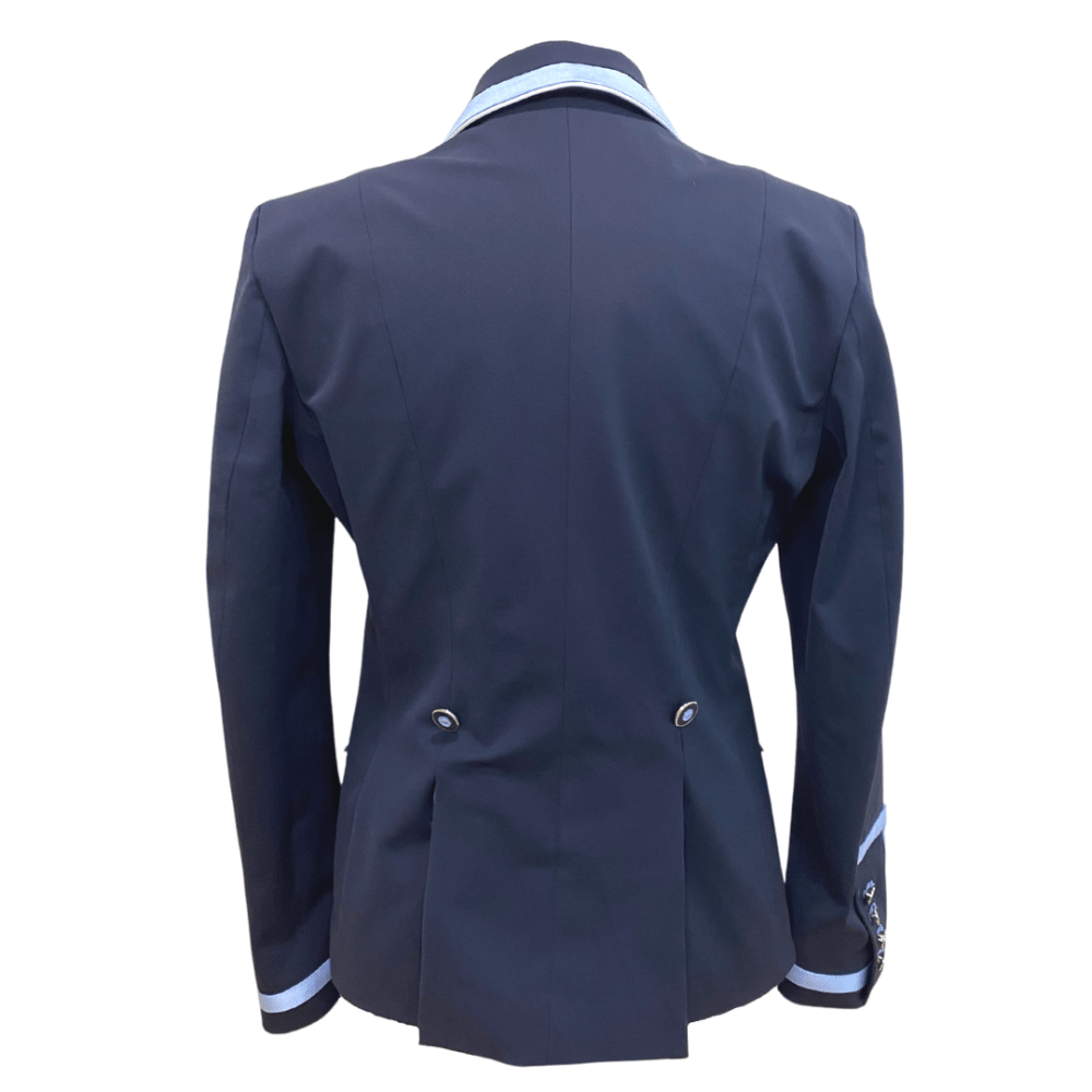 Flying Changes Charlotte Show Coat - Navy w/ Sky