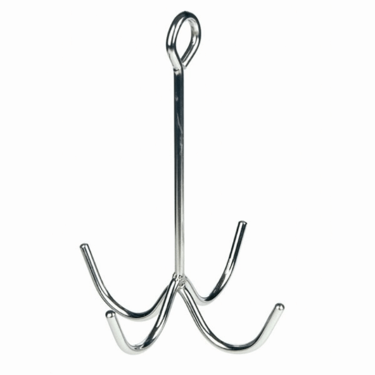 chrome 4 prong tack hook