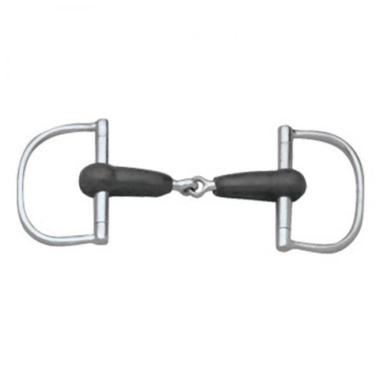 Centaur® Soft Rubber Jointed Mouth Barrel Dee Ring - Pony