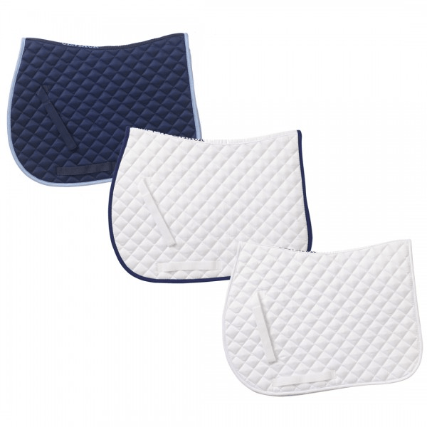 centaur imperial AP pony pad - white and navy (middle)
