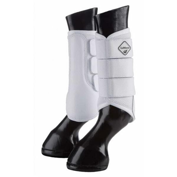 LeMieux Prosport Mesh Brushing Boots - White