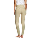 ariat tri factor grip full seat breech tan back view