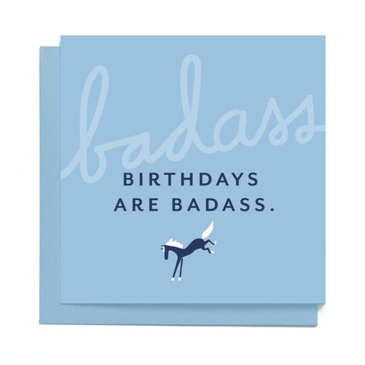 Mare Modern Goods Badass Birthday Card