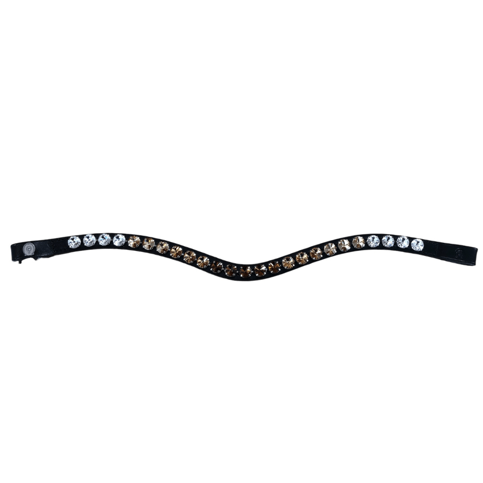 Otto Schumacher Browband - 10mm Rivoli Fade Ombre