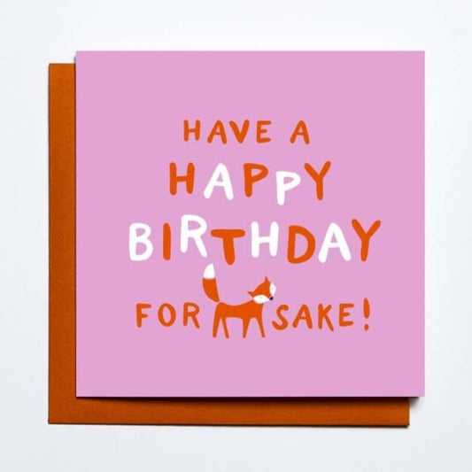 Mare Modern Goods Foxy Birthday Card