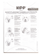 KEP Cromo 2.0 Front And Rear Inserts - Polish Blue