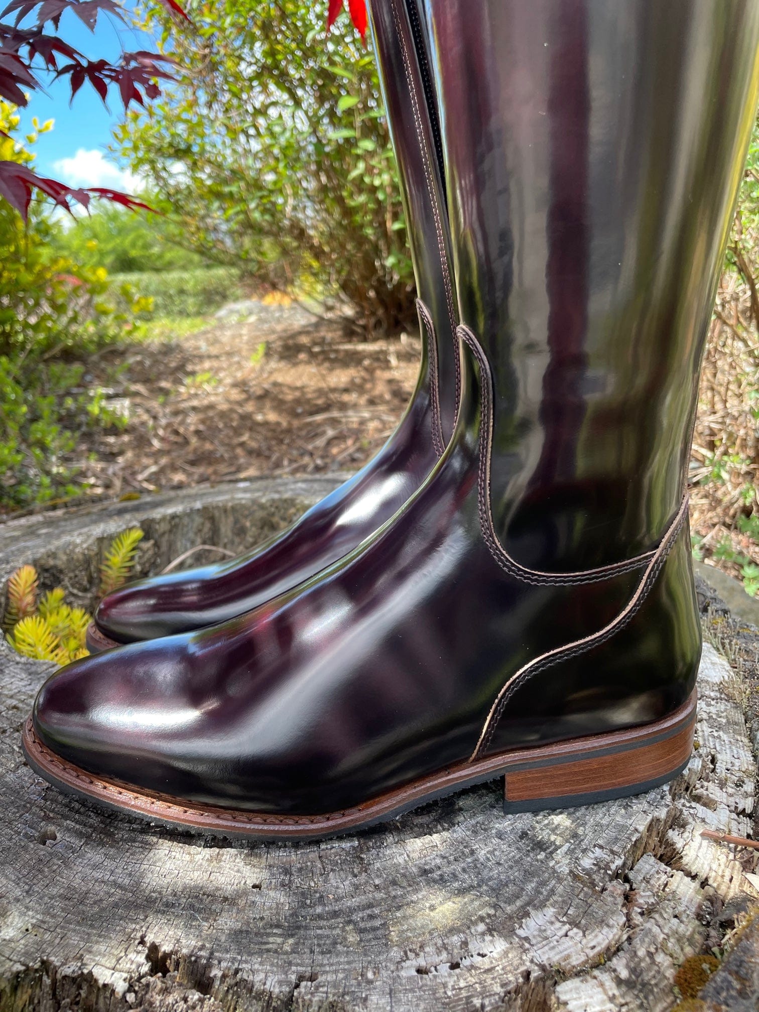 Wine colored hotsell riding boots