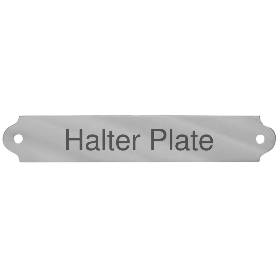 Halter Plate - Chrome