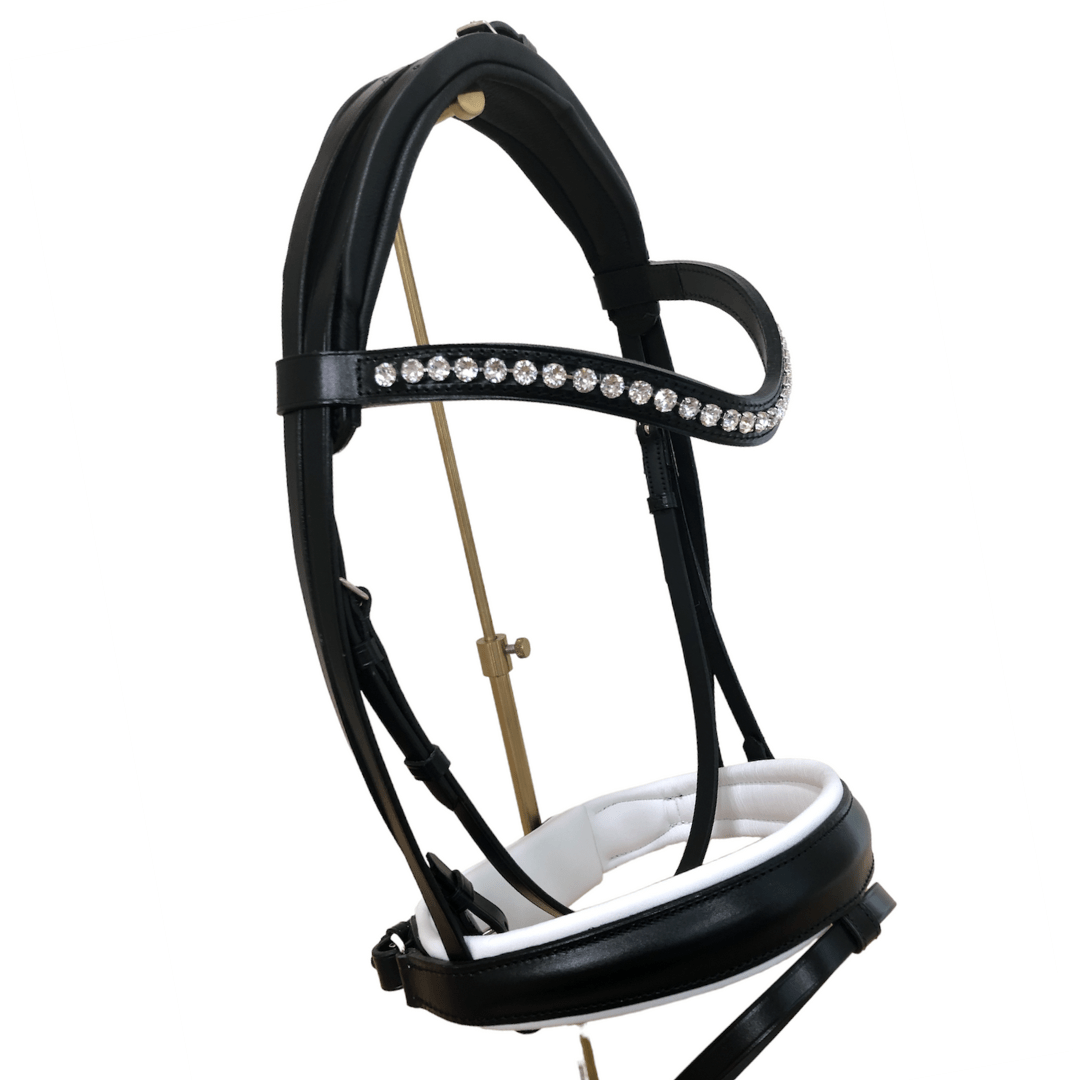 *Otto Schumacher Warendorf Feel Good Snaffle Bridle with White Padding - Horse