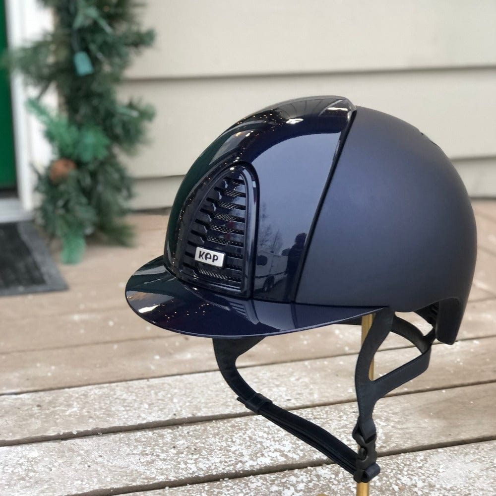 KEP Cromo 2.0 Blue Textile and Blue Polish Helmet – Olson's Tack Shop