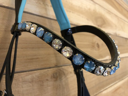 Otto Schumacher Olson's Designed Tokyo Snaffle with Turquoise, Croc, & Crystal