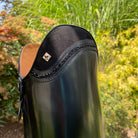 *Custom DeNiro Raffaello Dressage Boot - Brushed Black with Black Camoscio Uptop & Fineline - 39 MA/L