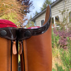 Custom DeNiro Raffaello Dressage Boot - Antique Oxford with Patent Moka Top