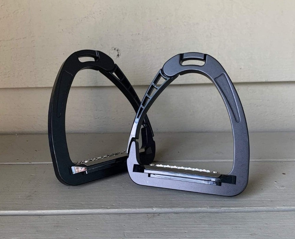 acavallo alupro safety stirrups black