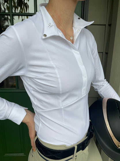 Horse Pilot Monica Long Sleeve Show Shirt