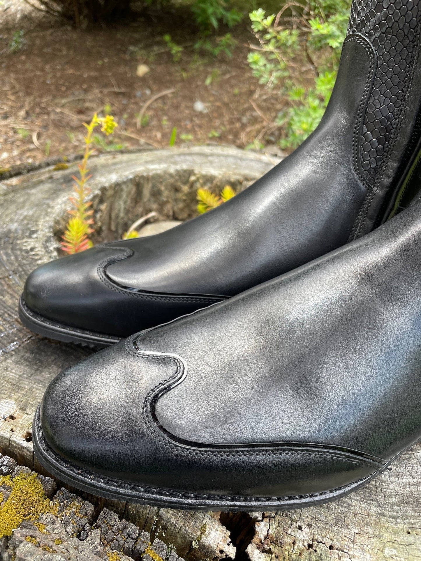 Custom DeNiro Bellini Dressage Boot - Black Regal Print
