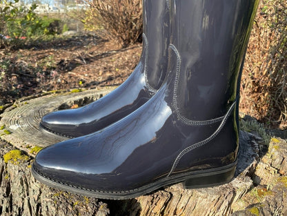 Custom DeNiro Volta Dressage Boot - Navy Patent