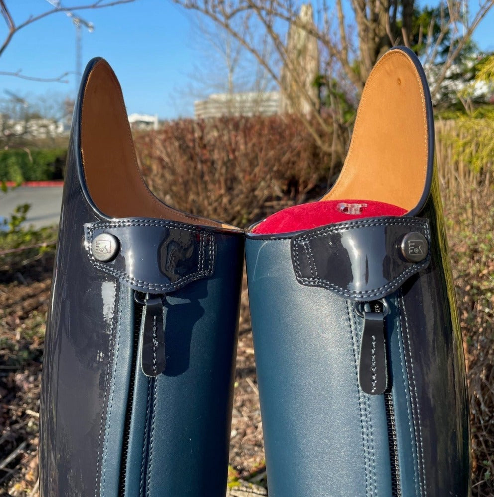 Custom DeNiro Volta Dressage Boot - Navy Patent
