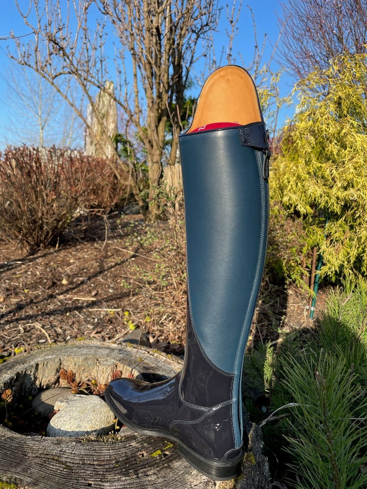 Custom DeNiro Volta Dressage Boot - Navy Patent