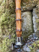 fleck bamboo whip - bamboo handle close up