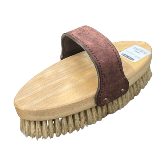 boar bristle brush with handle