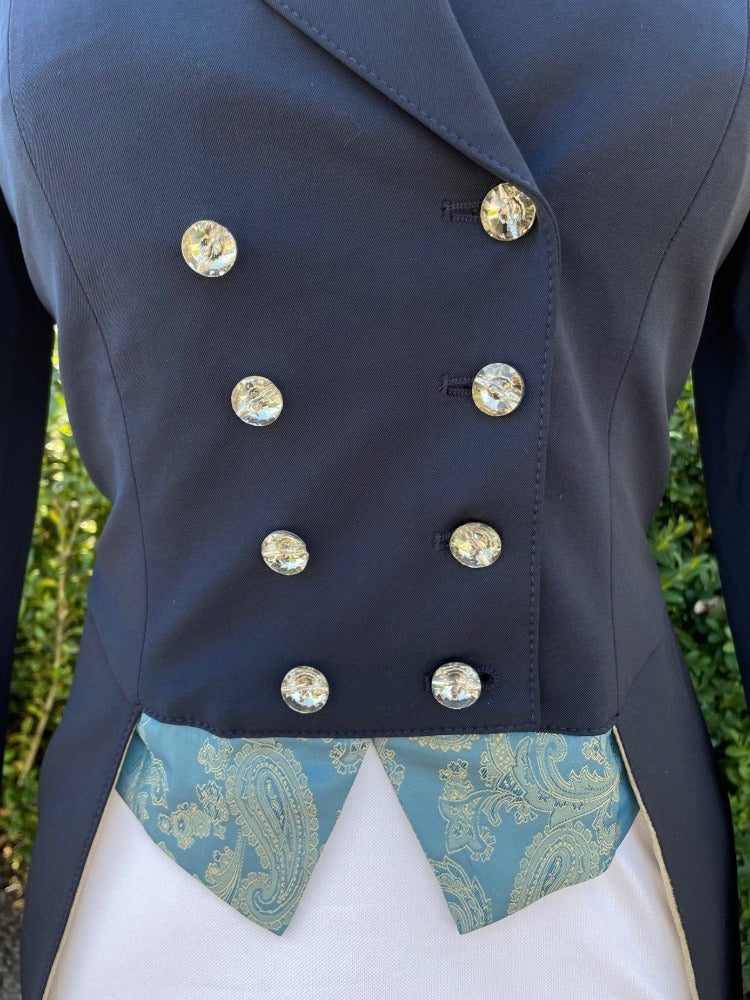 Flying Changes Isabell Shadbelly - Navy with Gold Paisley