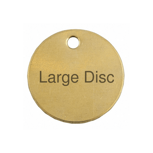 Large Disc - Brass