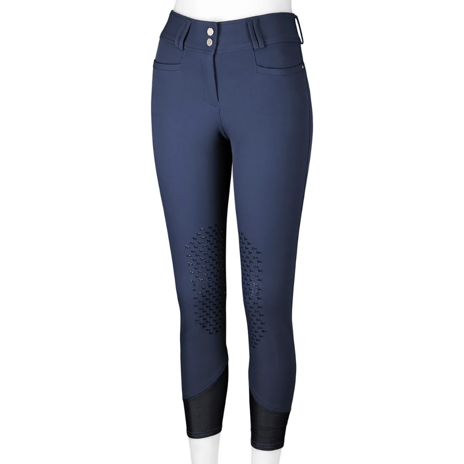 RJ Classics Harper Grip Knee Patch Breech - Navy